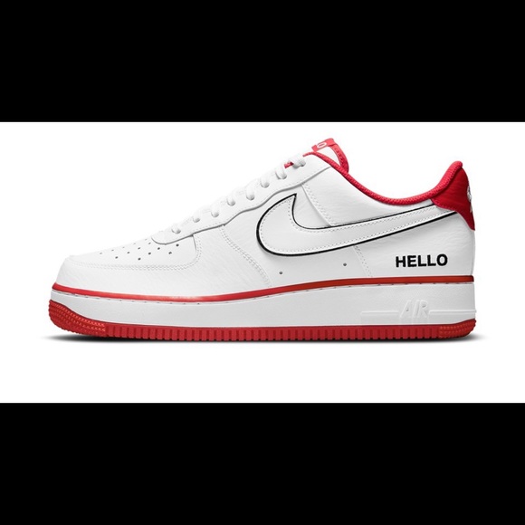 LIMITED EDiTiOn Nike AF1s   HELLO - Picture 5 of 5